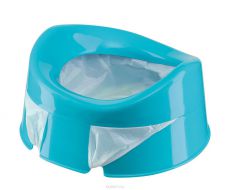 Детский горшок Happy Baby Mini Potty 34004 (от 1 года до 5 лет) синий (34004 blue)