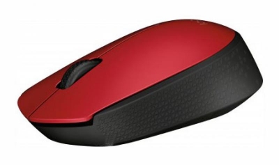 Мышь Logitech M171 красный и черный