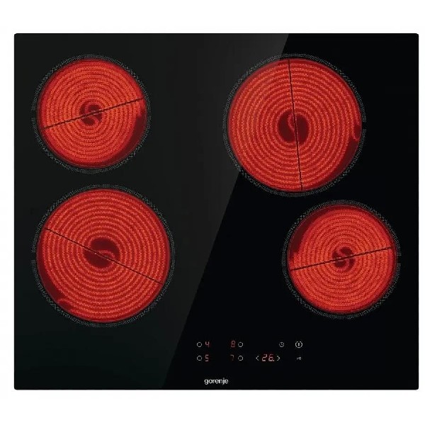 Варочная поверхность Gorenje ECT64BSCE электрическая черный